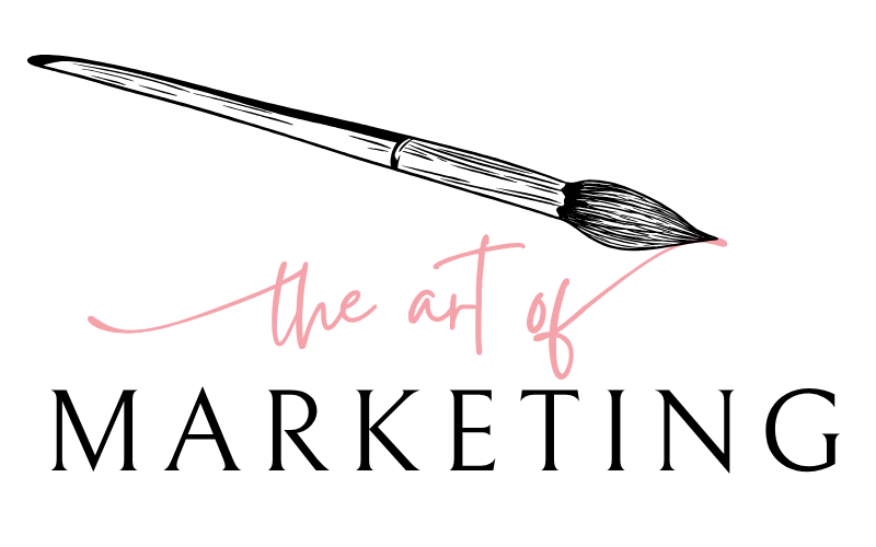 The art of marketing welcome logo